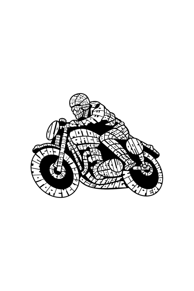 bike rider t-shirt