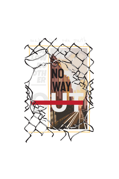 No Way Out Print T-Shirt