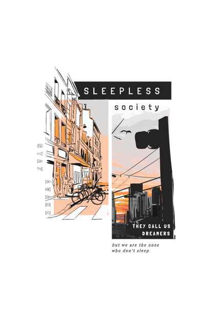 Sleepless Society Print T-Shirt