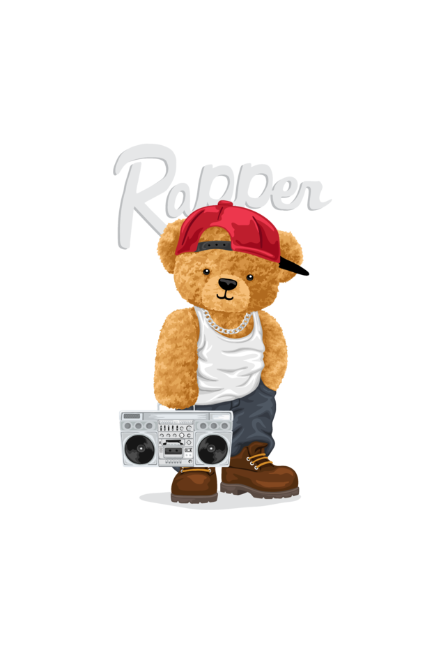 rapper teddy t-shirt: bold, edgy, and ready to rock