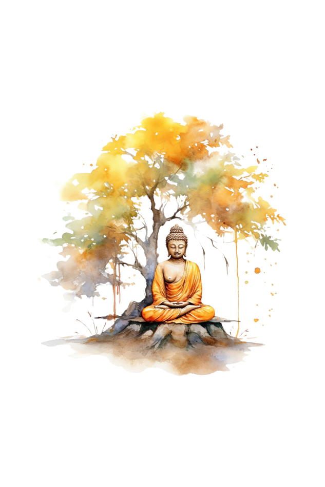 buddha meditating t-shirt