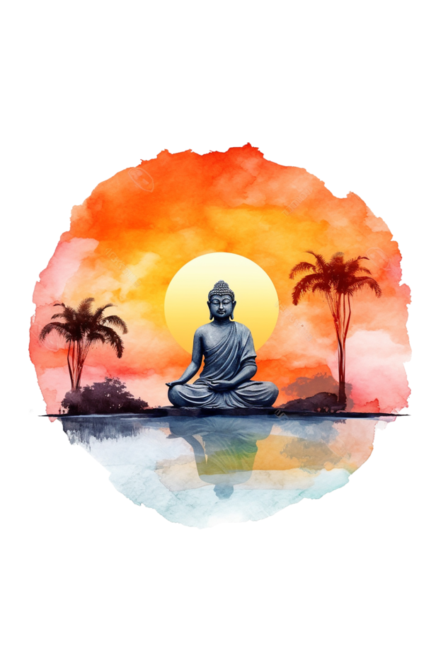 buddha meditating t-shirt – supima cotton edition