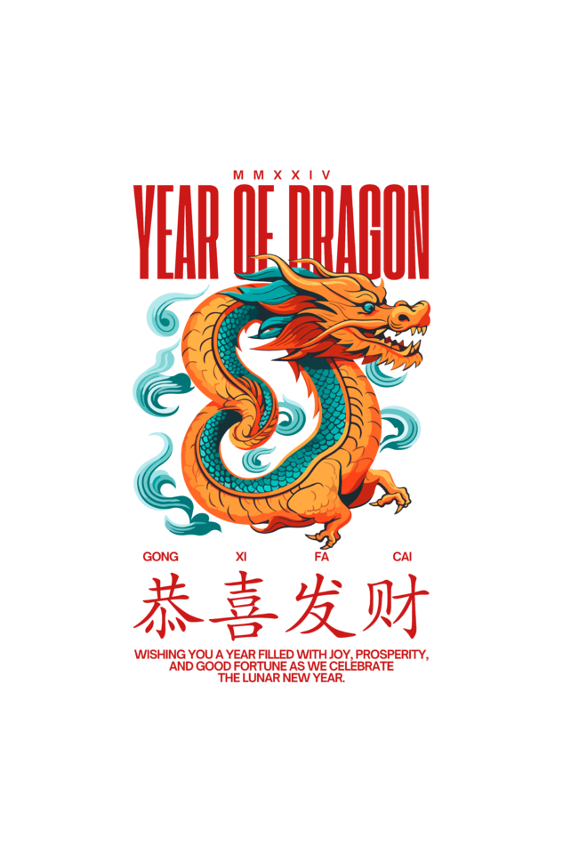 dragon print supima t-shirt : unleash the power of style.