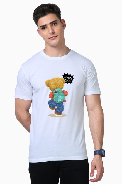 Let's Go Teddy T-Shirt: Adventure Starts Here!