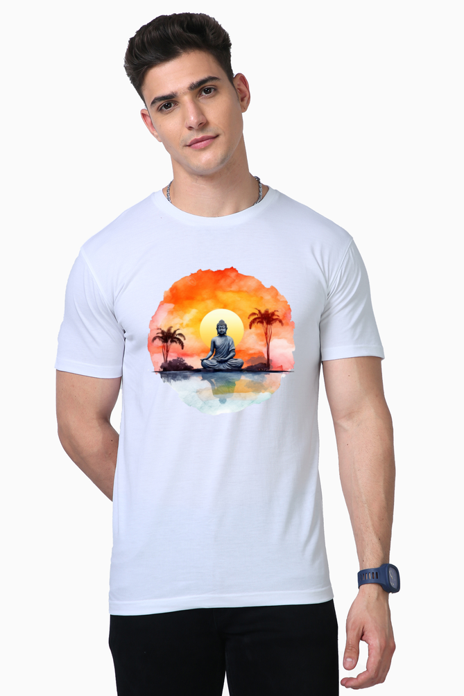 buddha meditating t-shirt – supima cotton edition