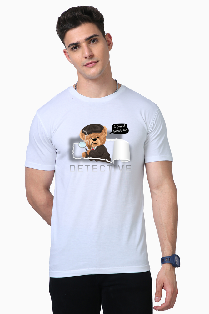 detective teddy t-shirt: solving mysteries with a bear-y good time!