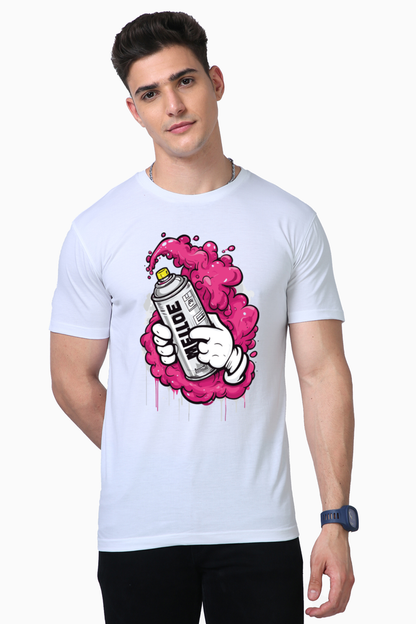 Spray in Hands T-Shirt: Urban Edge Meets Creative Vibe