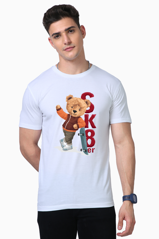 Skater Teddy T-Shirt: Ride with Style and Fun!