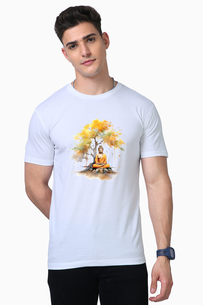 buddha meditating t-shirt