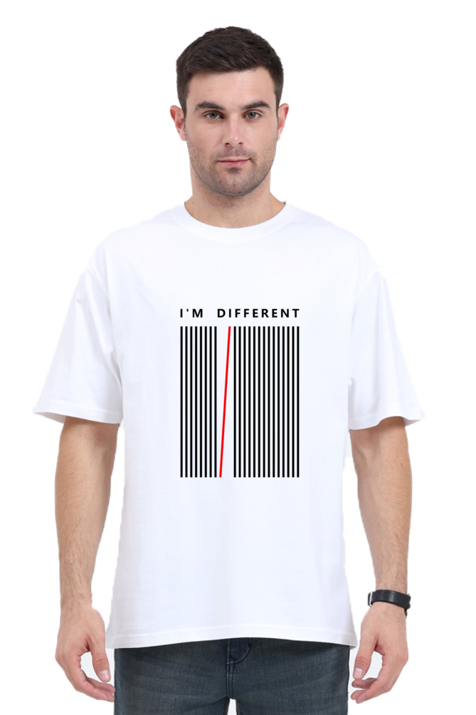 i am different oversized t-shirt – embrace your uniqueness