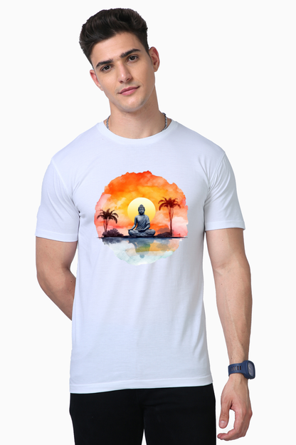 Buddha Meditating T-Shirt – Supima Cotton Edition