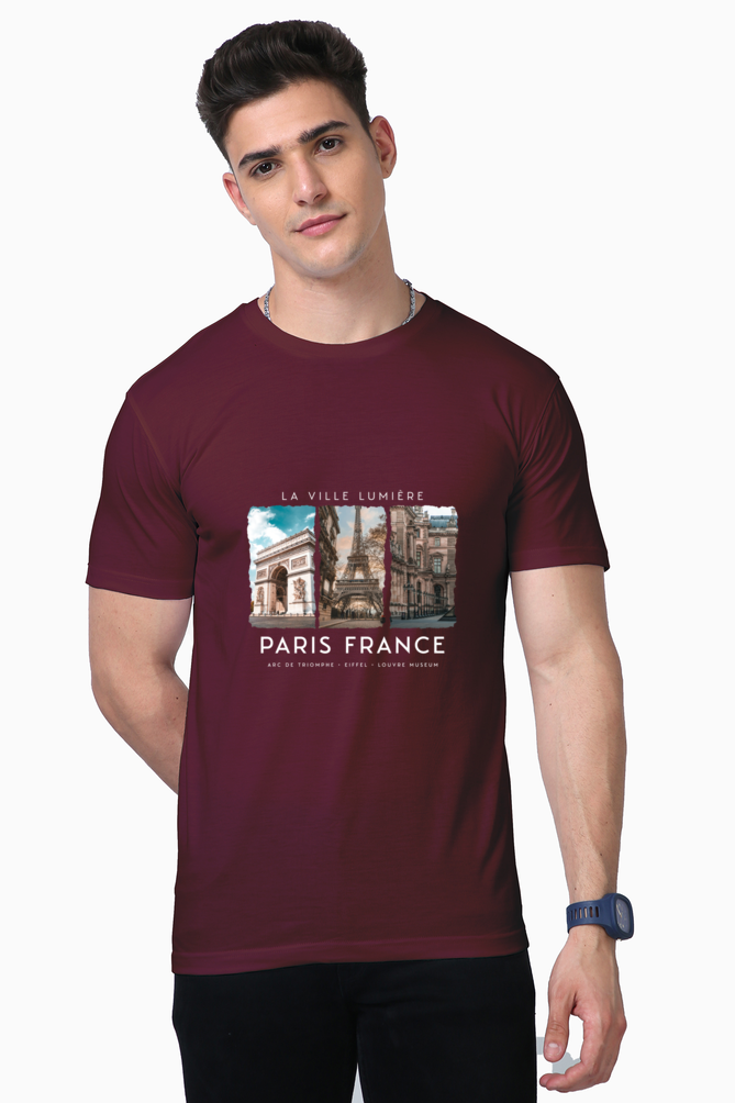 paris city print supima cotton t-shirt