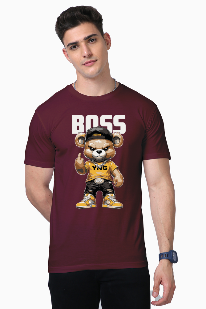 boss teddy print t-shirt: confidence, style, and playful power