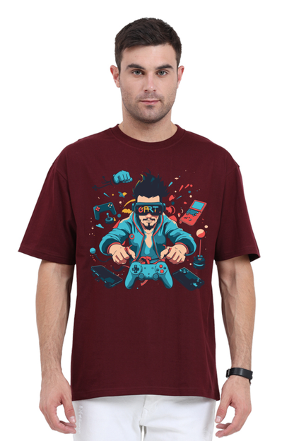 Gamer Print Oversized T-Shirt – Level Up Your Style