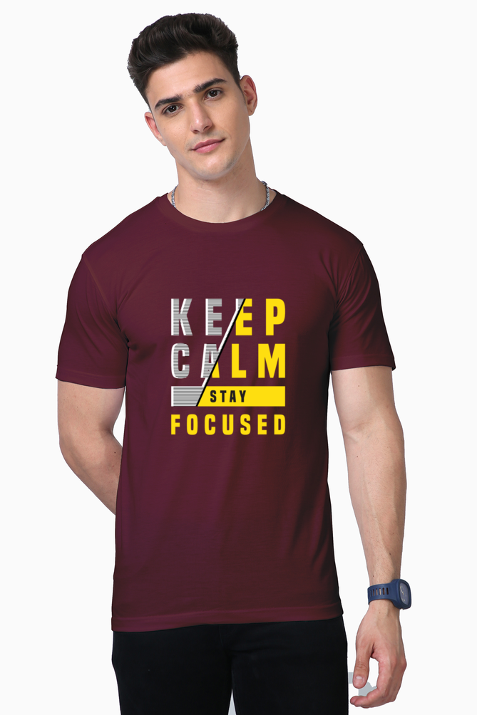 keep calm, stay focused t-shirt