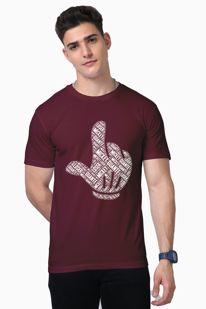 mickey hand supima cotton t-shirt