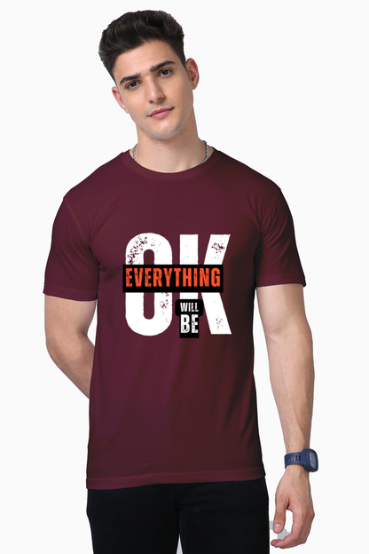 Everything Will Be OK Print T-Shirt : Wear Your Optimism