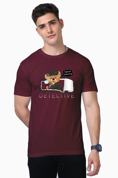 Detective Teddy T-Shirt: Solving Mysteries with a Bear-y Good Time!