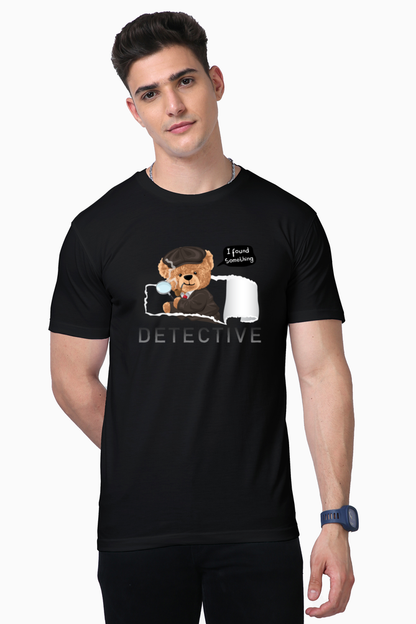 Detective Teddy T-Shirt: Solving Mysteries with a Bear-y Good Time!