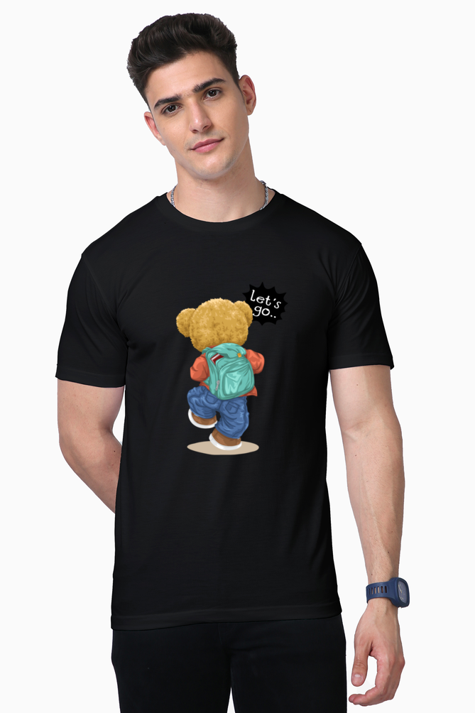 let's go teddy t-shirt: adventure starts here!