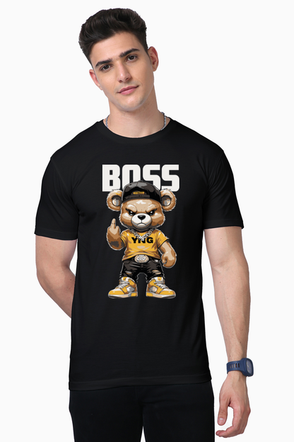 Boss Teddy Print T-Shirt: Confidence, Style, and Playful Power