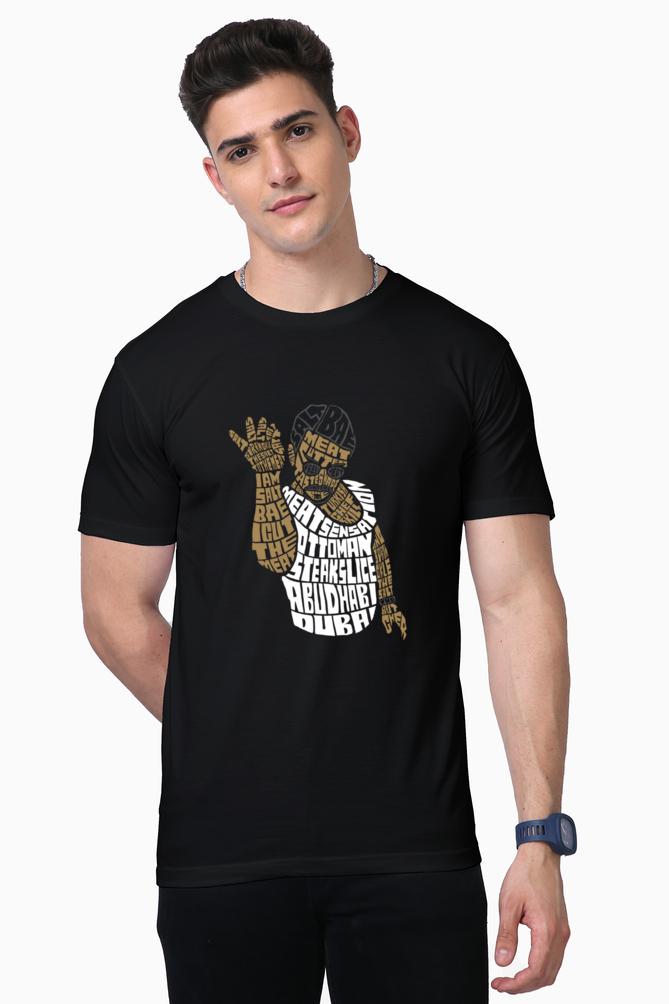 salt bae character t-shirt