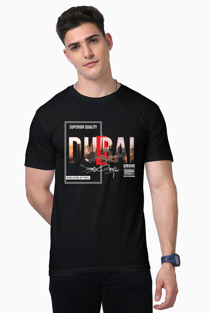 dubai print supima t-shirt