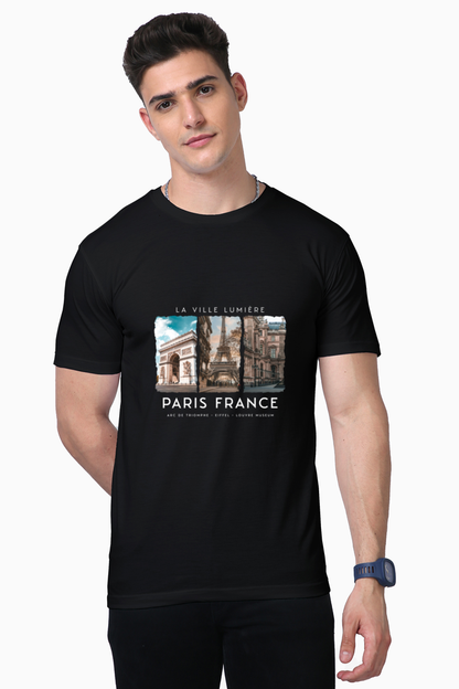 Paris City Print Supima Cotton T-Shirt