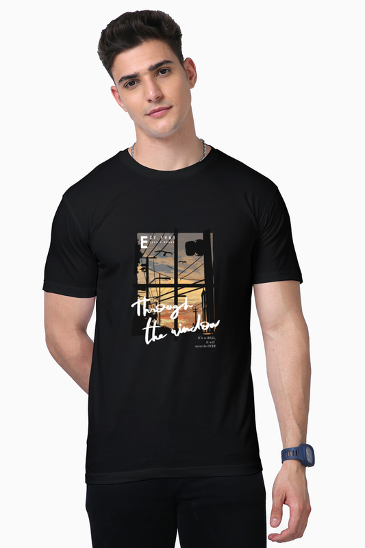 Through the Window Print Supima T-Shirt