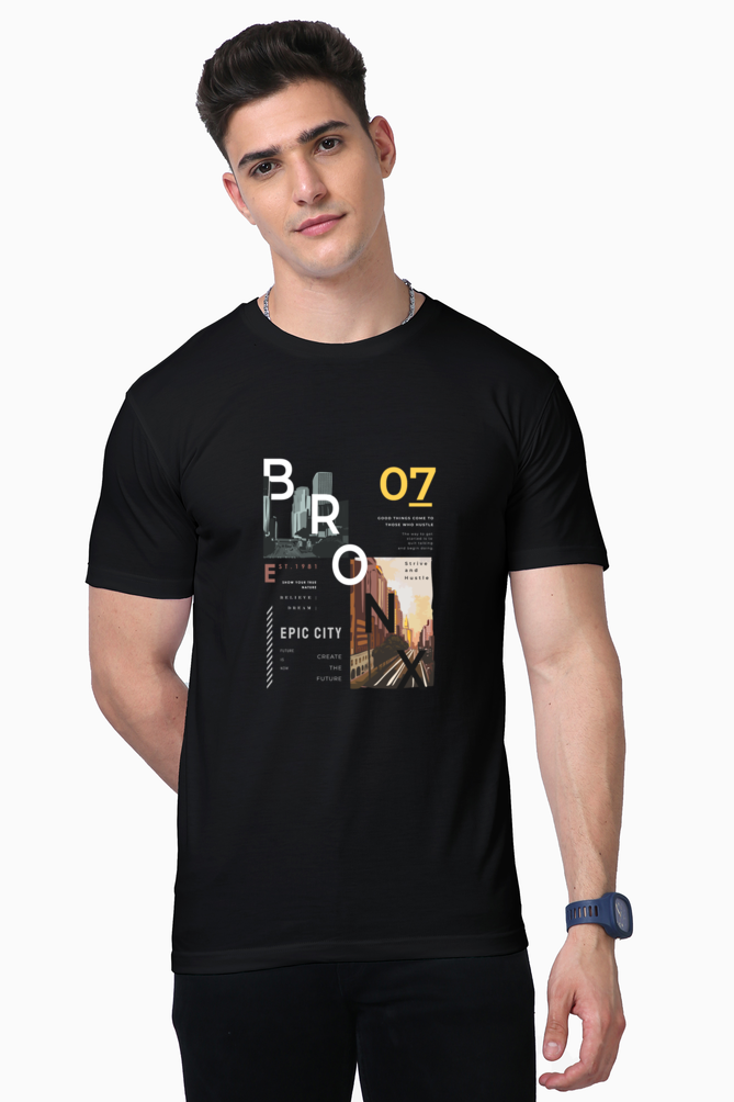 epic city print t-shirt