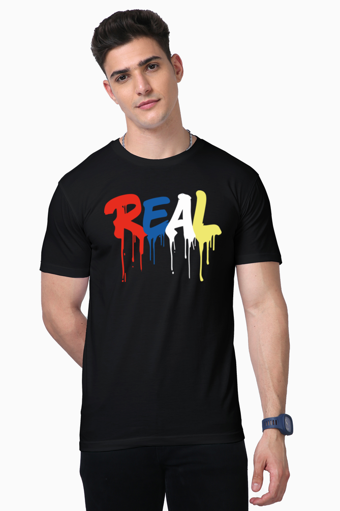 real print supima cotton t-shirt