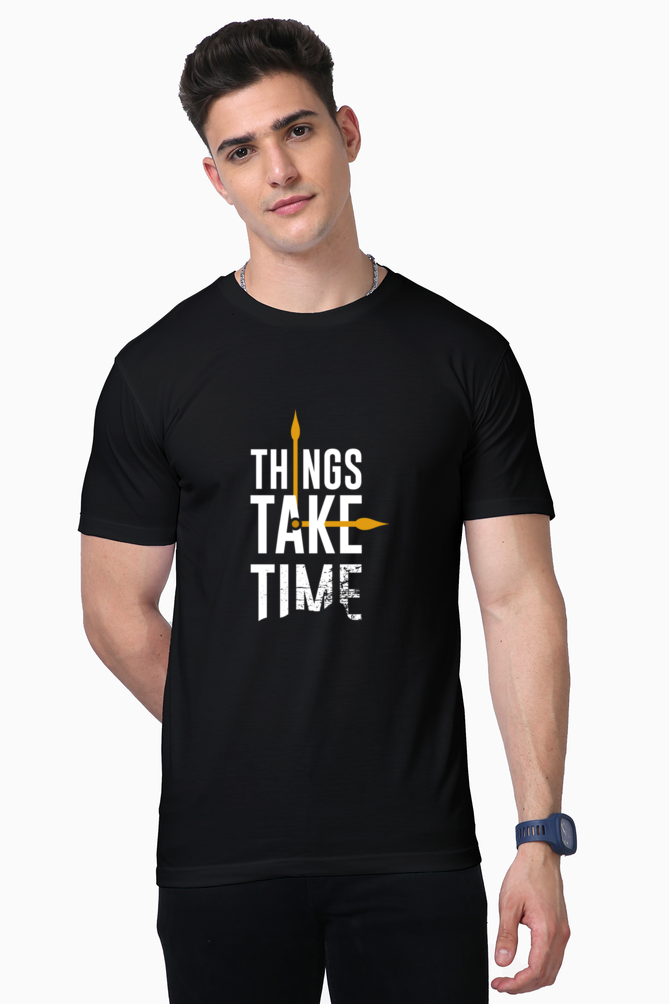 things take time t-shirt : patience. persistence. progress.