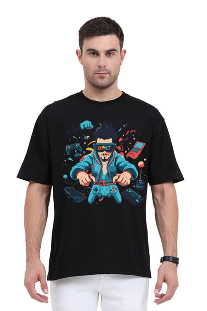 Gamer Print Oversized T-Shirt – Level Up Your Style