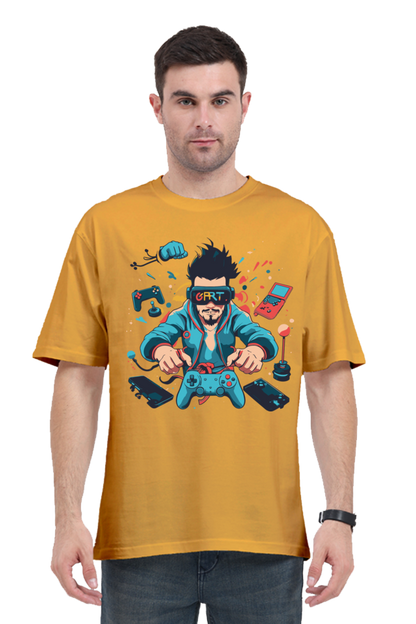 Gamer Print Oversized T-Shirt – Level Up Your Style