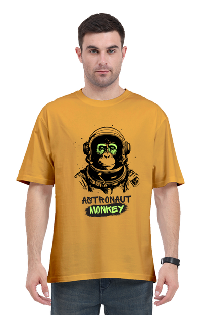 Astronaut Monkey Print Oversized T-Shirt – A Cosmic Adventure in Style