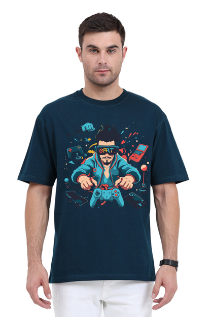 Gamer Print Oversized T-Shirt – Level Up Your Style