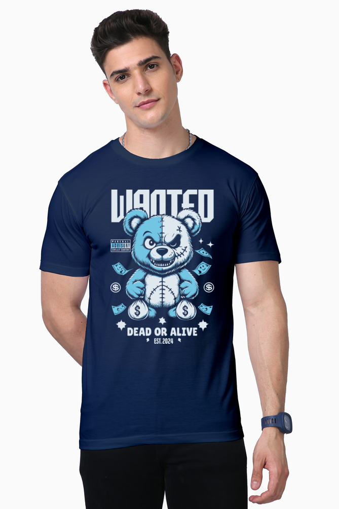 wanted dead or alive teddy t-shirt