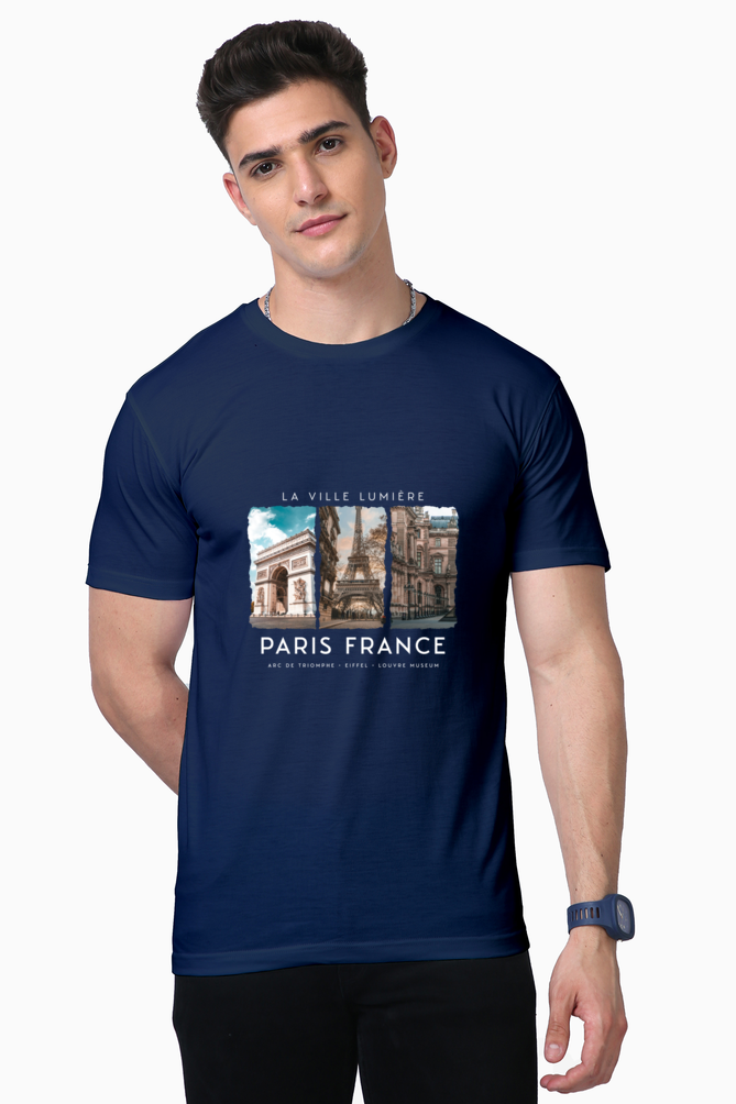 paris city print supima cotton t-shirt