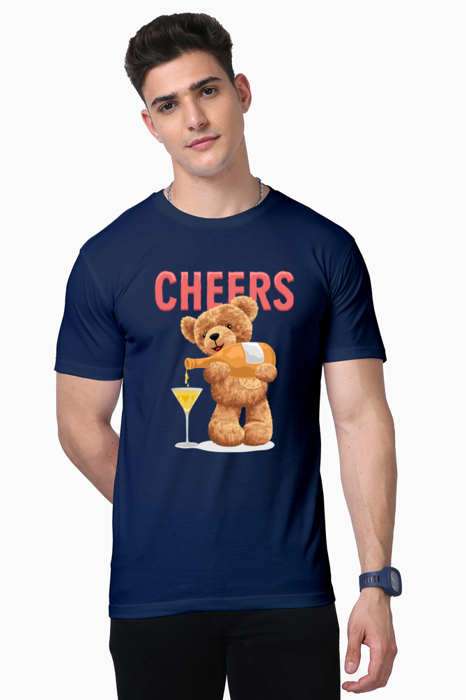 cheers teddy t-shirt: toast to fun, friendship, and good times