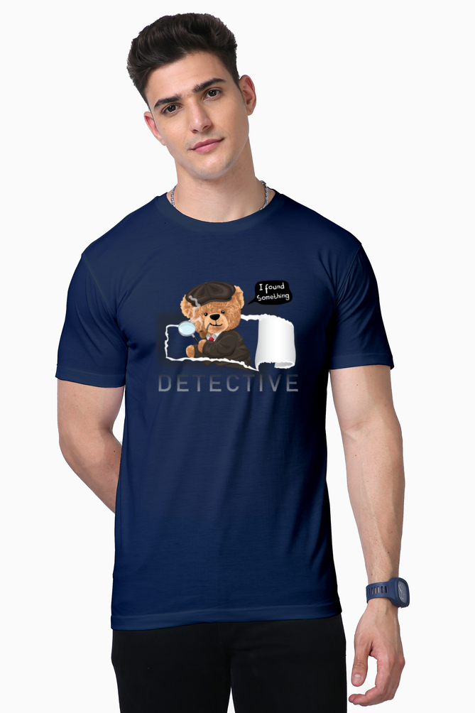 detective teddy t-shirt: solving mysteries with a bear-y good time!