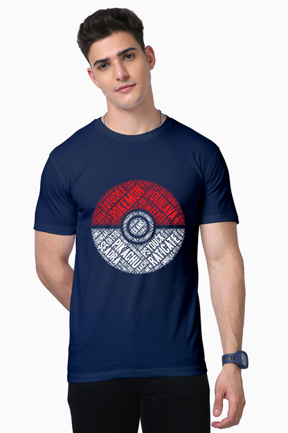 Supima Cotton Poké Ball Design T-Shirt