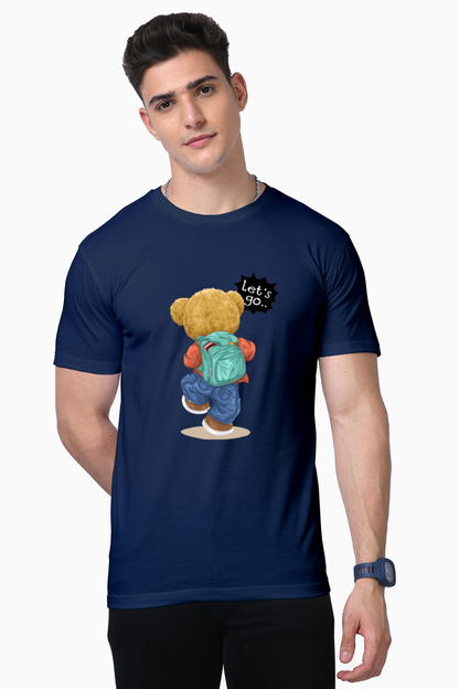 Let's Go Teddy T-Shirt: Adventure Starts Here!