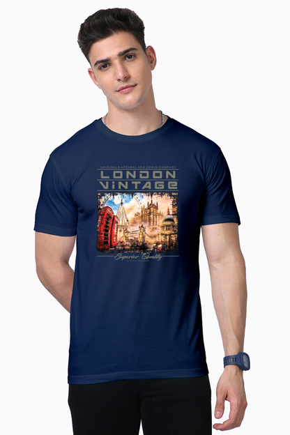 London Vintage Print T-Shirt – Supima Cotton