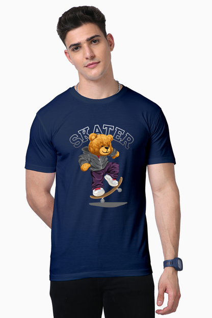 Skater Teddy T-Shirt: Ride the Vibes with Style and Fun