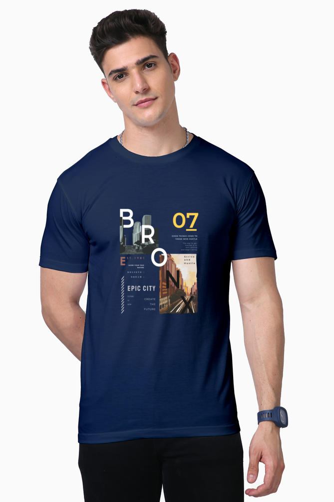 epic city print t-shirt