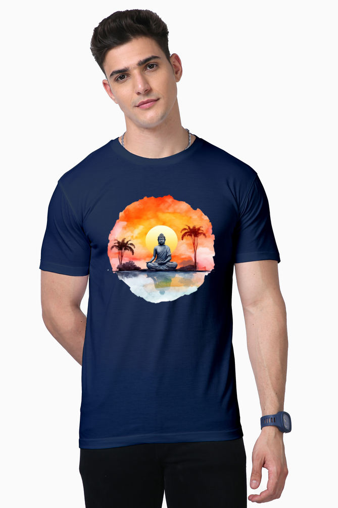 buddha meditating t-shirt – supima cotton edition