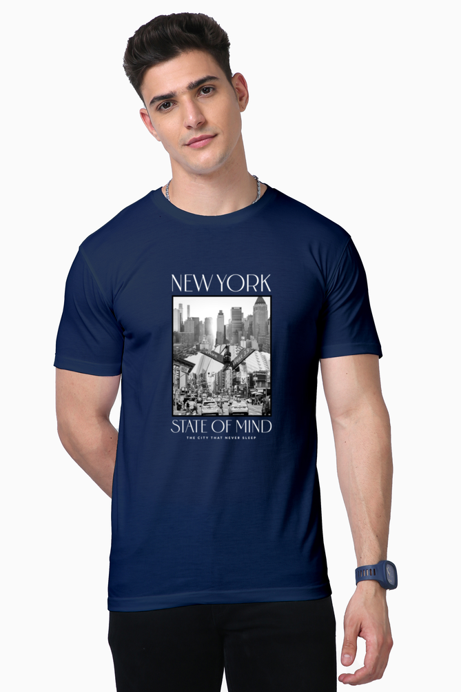 new york city print t-shirt