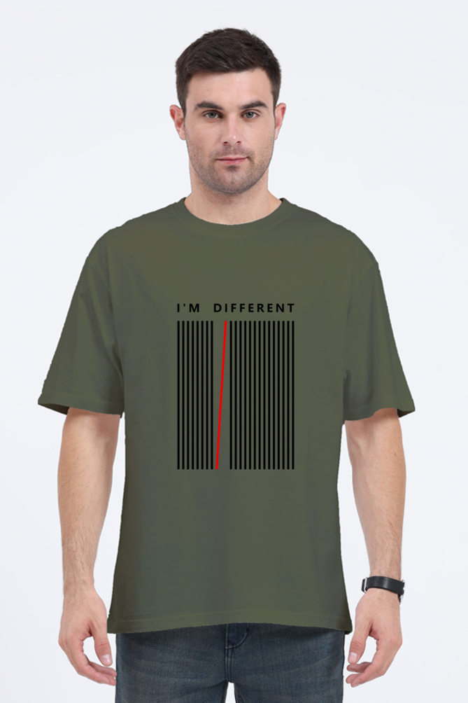 i am different oversized t-shirt – embrace your uniqueness