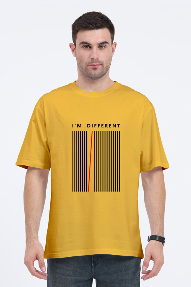 i am different oversized t-shirt – embrace your uniqueness