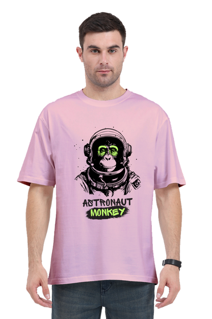 Astronaut Monkey Print Oversized T-Shirt – A Cosmic Adventure in Style